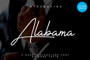 Alabama Font: A Script Typeface Built for Digital Storytelling