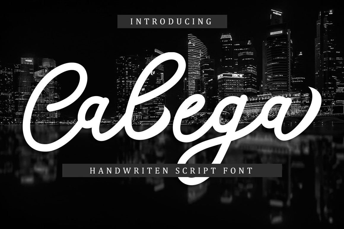 Calega: A Modern Script Font for Thoughtful Editorial Design