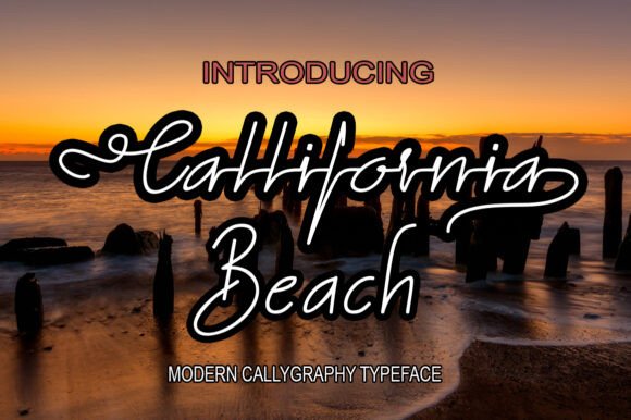 California Beach Duo: A Font Pair That Brings Playful Polish to Small Business Branding