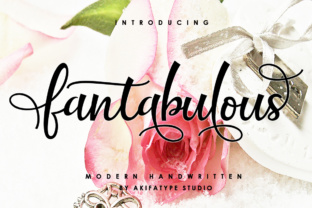 Fantabulous Script Font: A Vintage Typeface for Small Business Brands