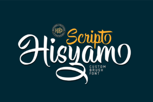 Hisyam: The Bold Brushpen Calligraphy Font for Handmade Brands