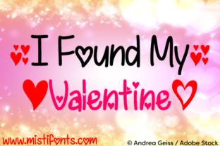 I Found My Valentine Font: A Duo Made for Makers