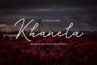 Khanela: A Handwritten Script Font Built for Web Design