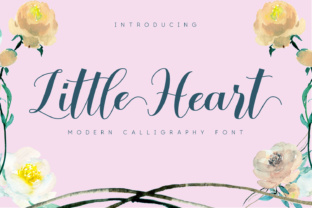 Little Heart Font: A Handcrafted Script That Gives Your Brand a Genuine Voice