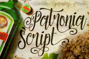 Patronia: A Brush-Lettering Script Font That Feels Handmade