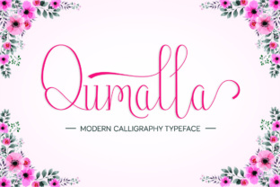 Qumalla: A Script Font for Editorial Design