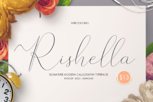 Rishella: A Refined Script Typeface for Modern Web Interfaces