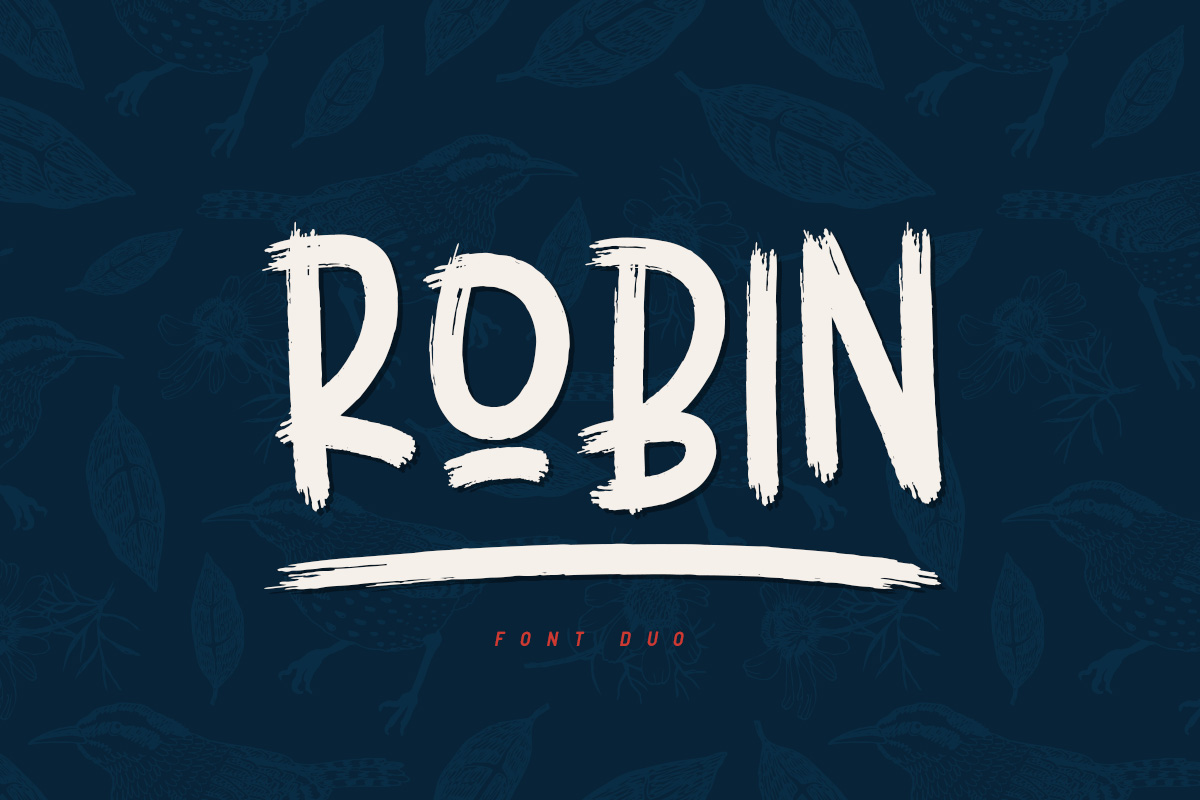 Robin: A Hand-Drawn Brush Font That Brings Editorial Depth to Any Layout