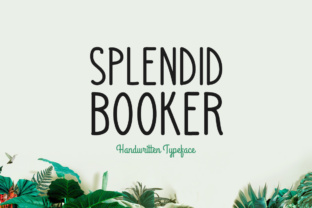 Splendid Booker: A Handwritten Typeface with Editorial Charm